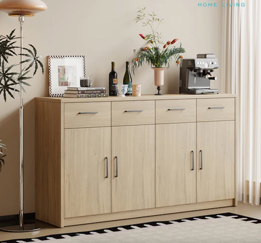 Platsa Sideboard, Grey Oak